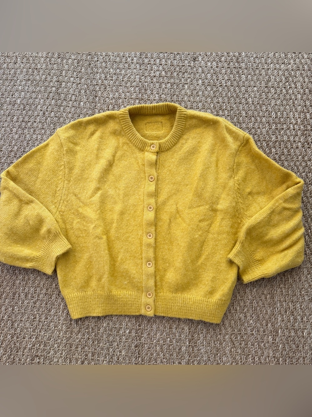 Daily Drills Yellow Cardigan. Size XS/S. Good condition.